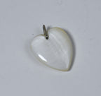Carved Shell Heart Pendant