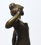 Victor-Heinrich Seifert - Bronze Female Castanet Player Sculpture