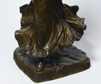 Victor-Heinrich Seifert - Bronze Female Castanet Player Sculpture