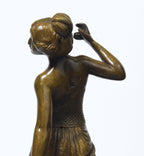 Victor-Heinrich Seifert - Bronze Female Castanet Player Sculpture