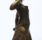 Victor-Heinrich Seifert - Bronze Female Castanet Player Sculpture