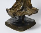 Victor-Heinrich Seifert - Bronze Female Castanet Player Sculpture
