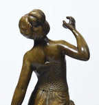 Victor-Heinrich Seifert - Bronze Female Castanet Player Sculpture