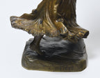 Victor-Heinrich Seifert - Bronze Female Castanet Player Sculpture