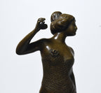 Victor-Heinrich Seifert - Bronze Female Castanet Player Sculpture