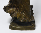 Victor-Heinrich Seifert - Bronze Female Castanet Player Sculpture