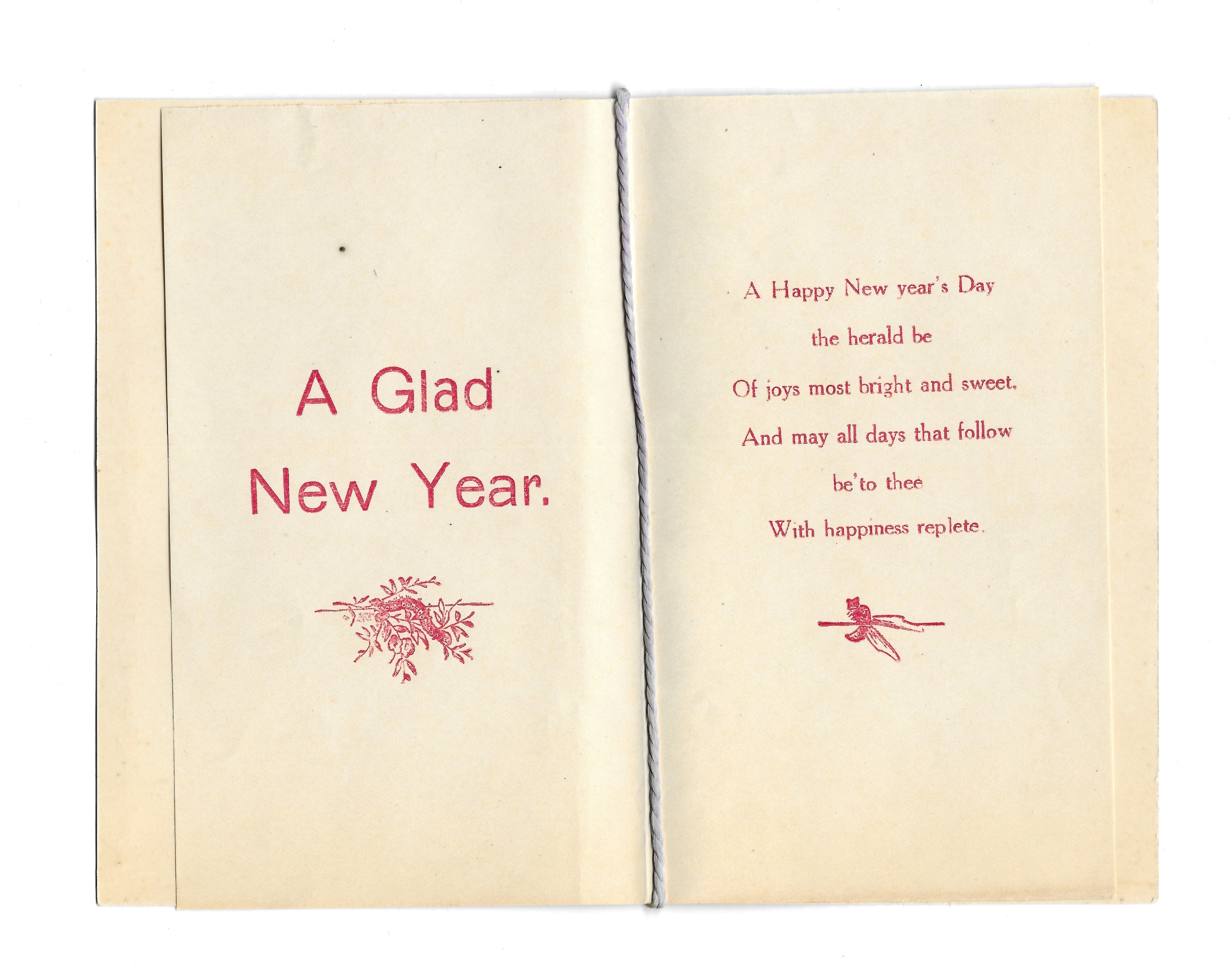 Vintage Chinese New Year Greeting Card with Money Collage
