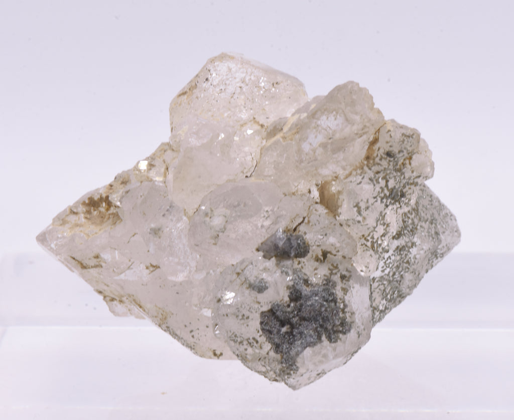 Chlorite Quartz Crystal Cluster Mineral Specimen - Pakistan