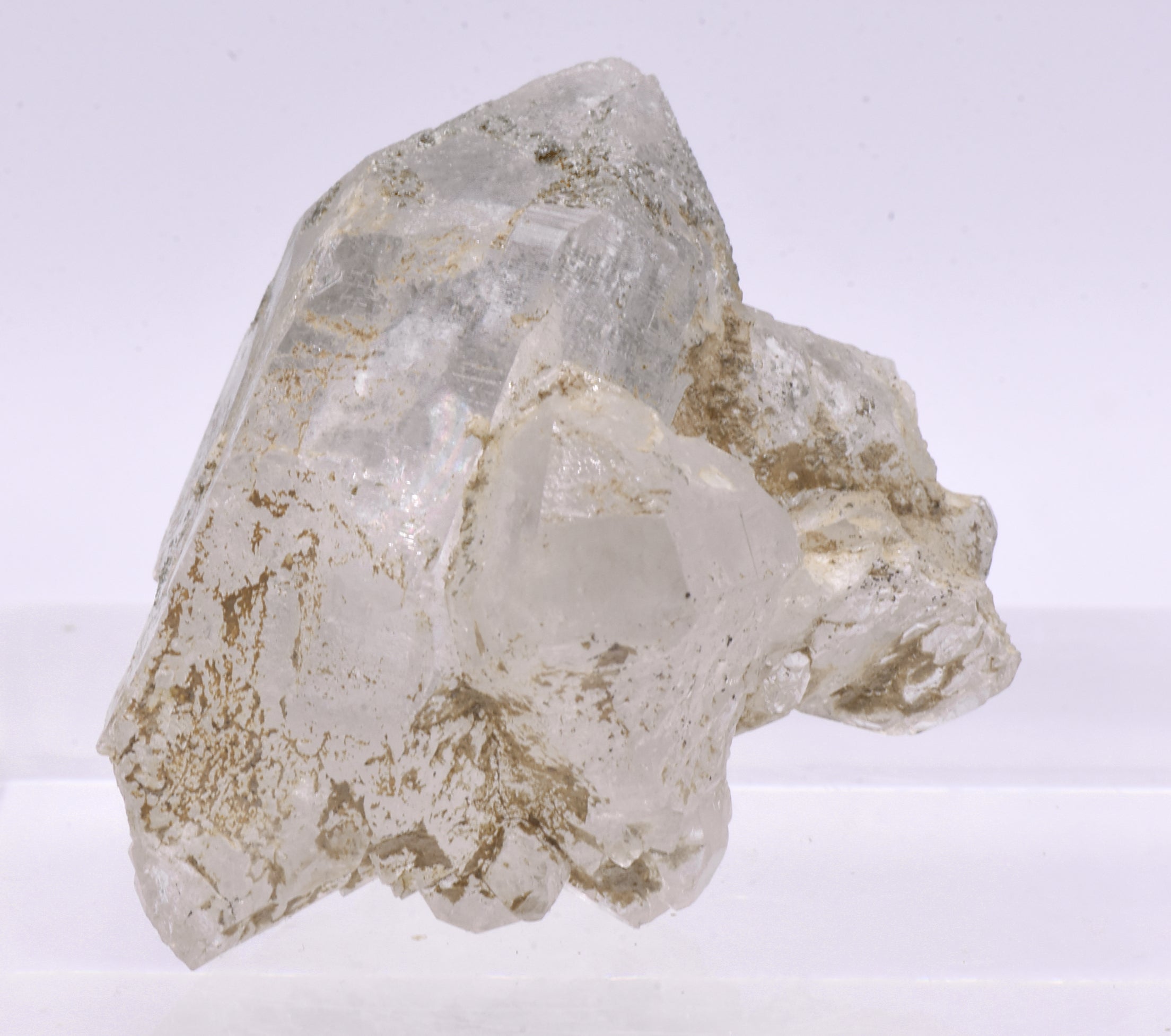 Chlorite Quartz Crystal Cluster Mineral Specimen - Pakistan