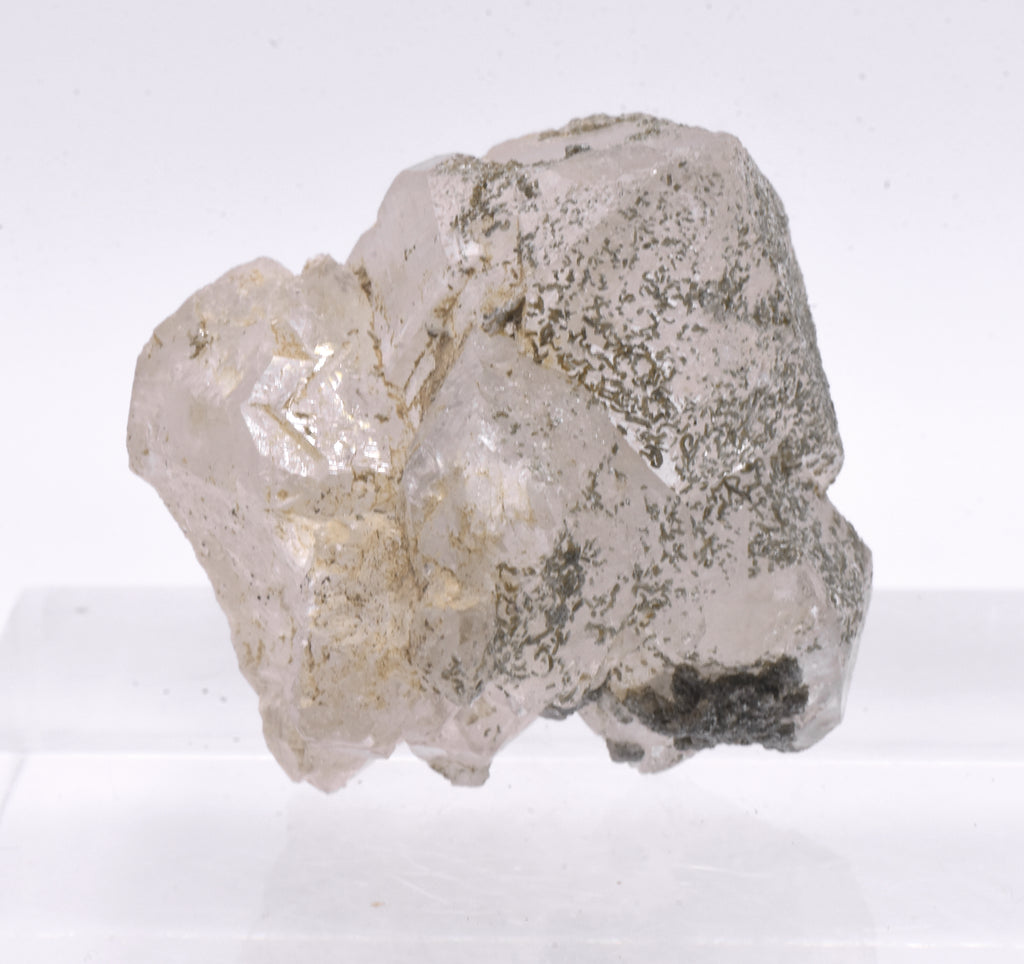 Chlorite Quartz Crystal Cluster Mineral Specimen - Pakistan