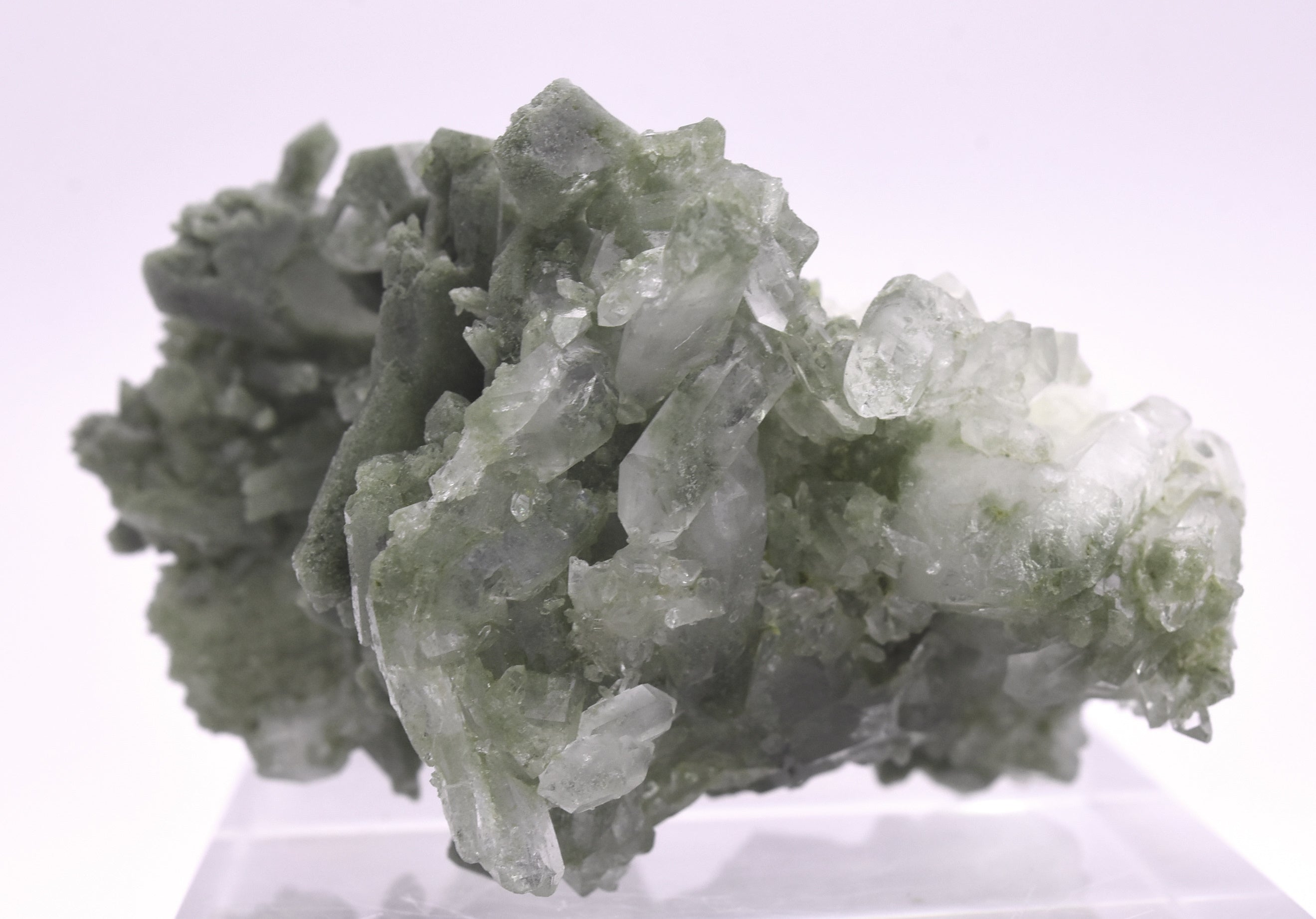 Amazingly Beautiful Chlorite Quartz Cluster - 200g+
