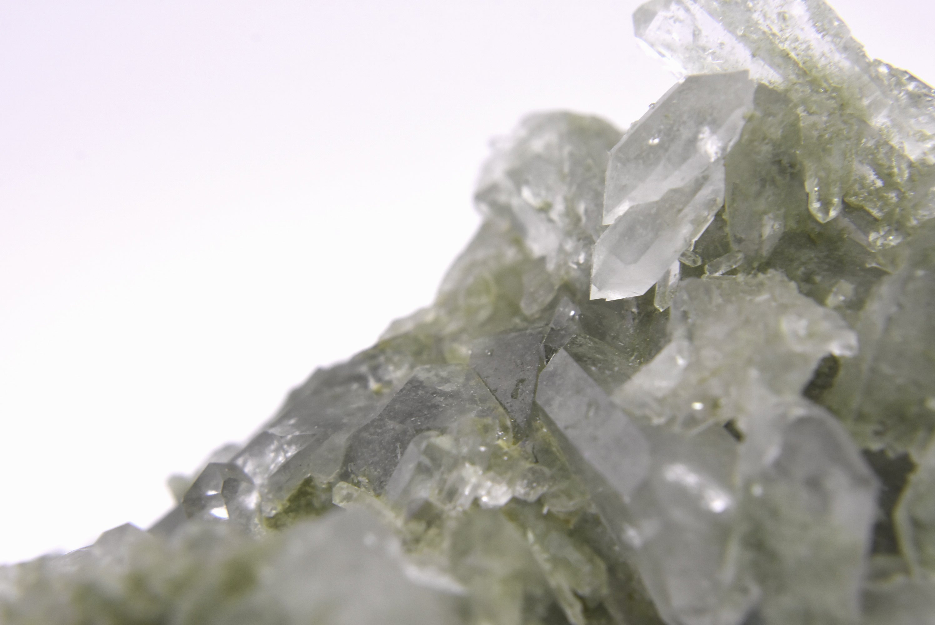 Amazingly Beautiful Chlorite Quartz Cluster - 200g+