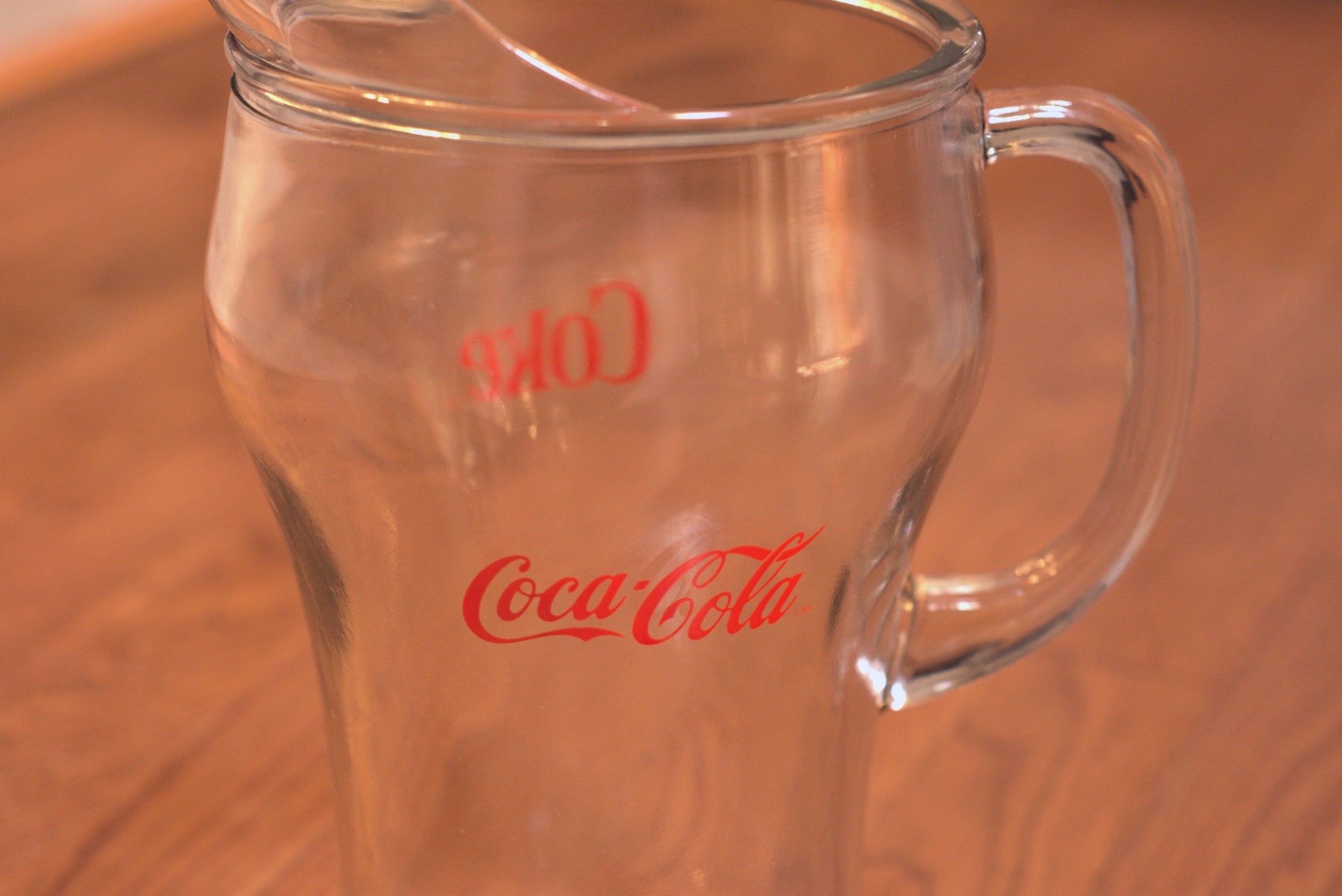 Vintage Coca-Cola Glass Pitcher