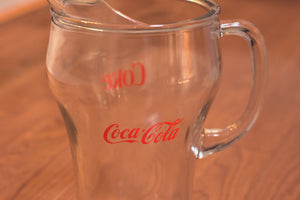 Vintage Coca-Cola Glass Pitcher