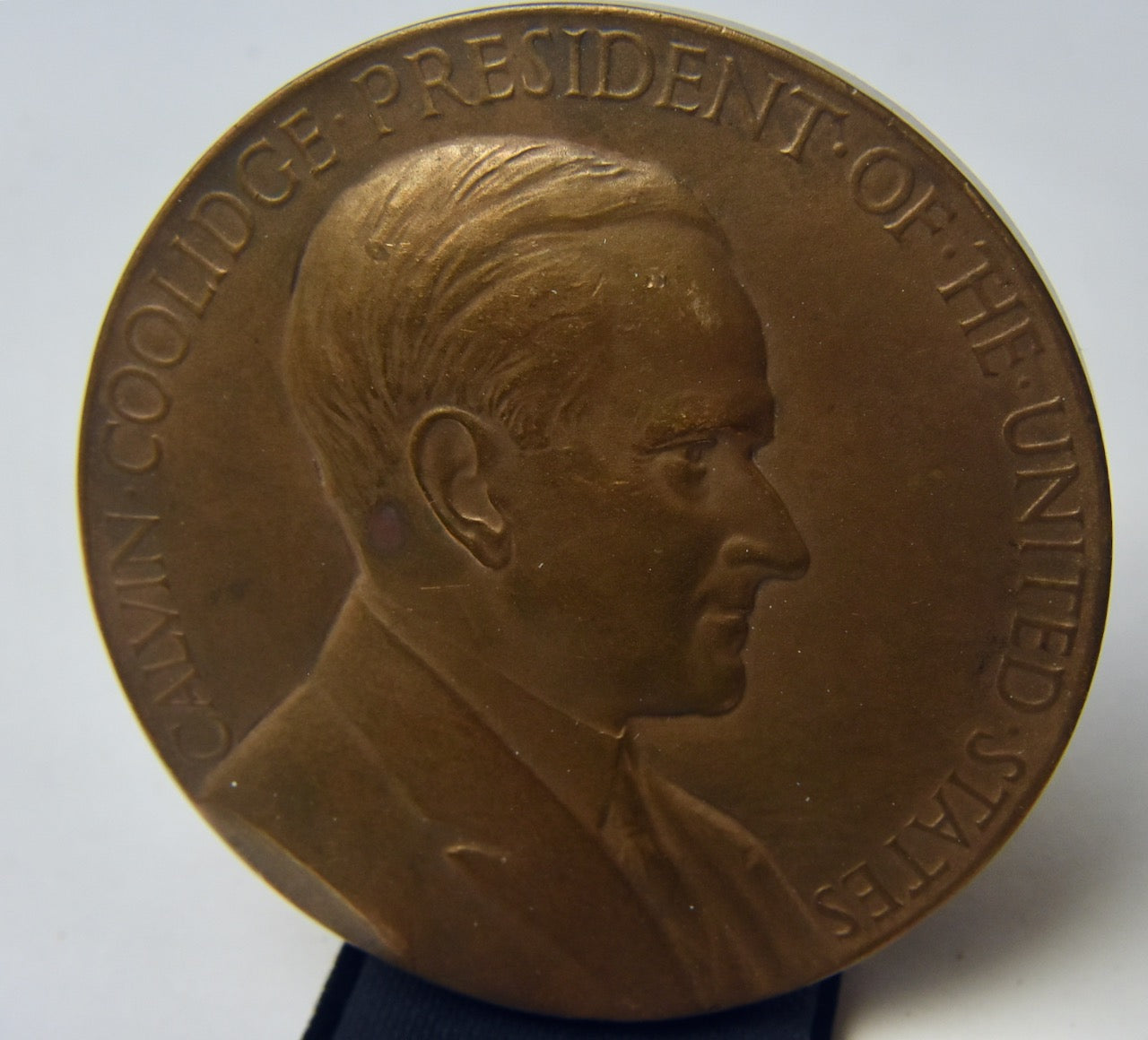 Calvin Coolidge Bronze Table Medal