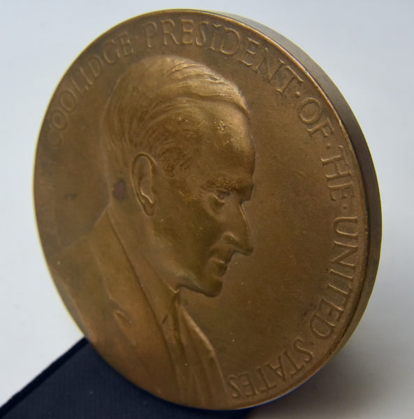 Calvin Coolidge Bronze Table Medal