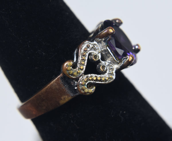 Vintage Costume Jewelry Ring - Size 6.25