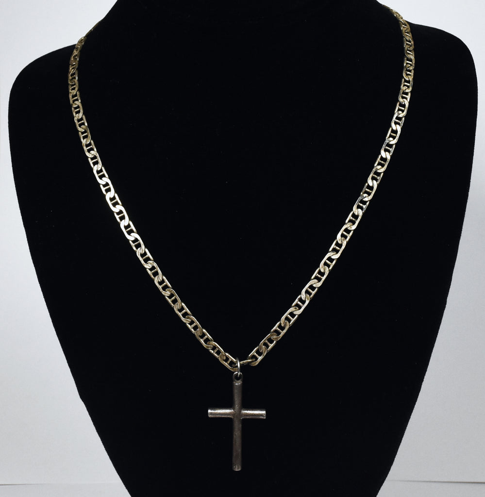 Enameled Silver Cross Necklace, Hand-Painted, Emblem of Christ's Sacri –  Rob Clemenz SaintsforSinners