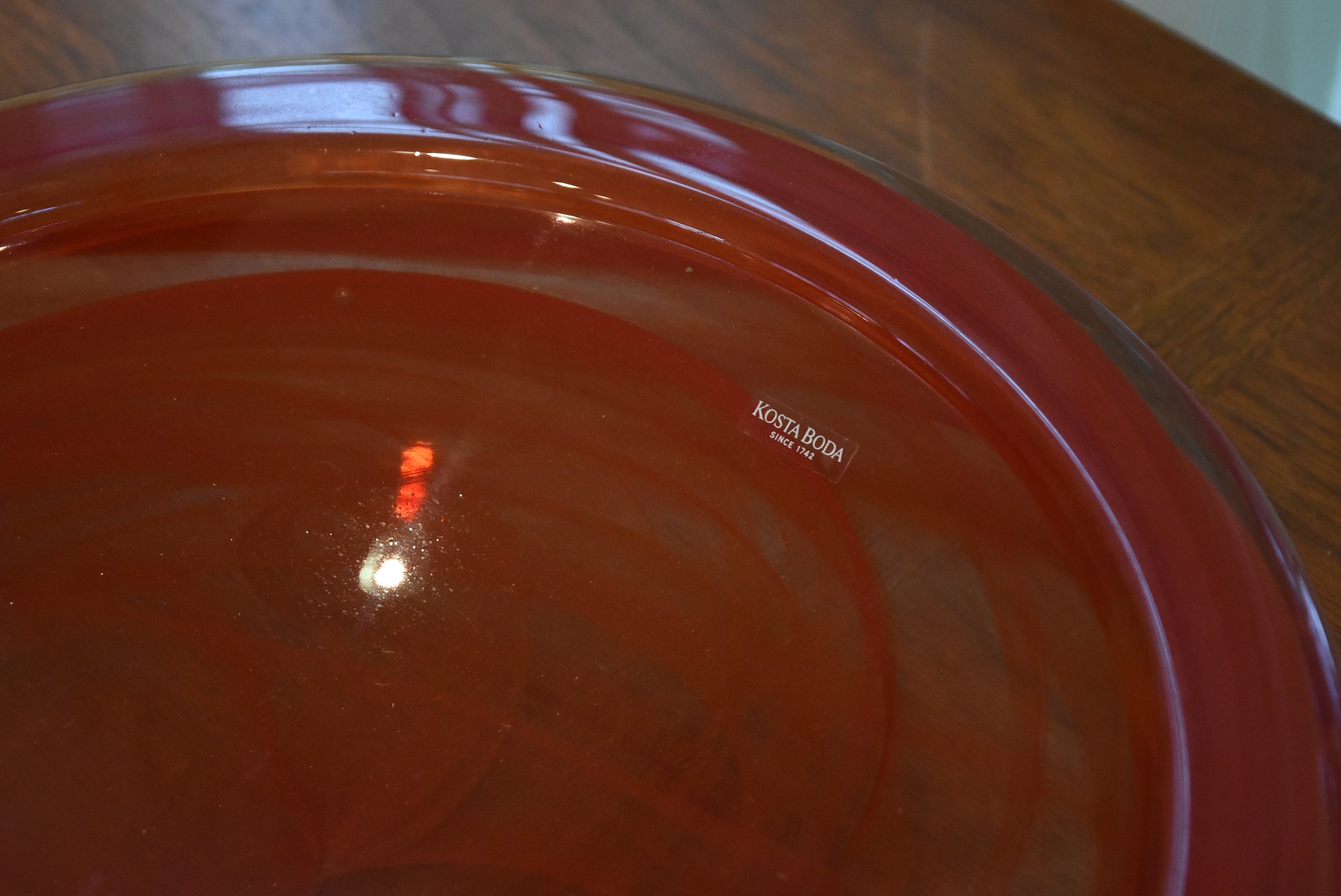 Kosta Boda - Vintage Large Glass Platter