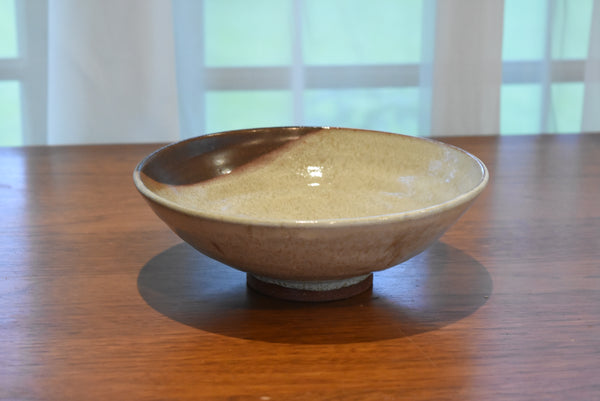 Handmade Glazed Ceramic Footed Bowl