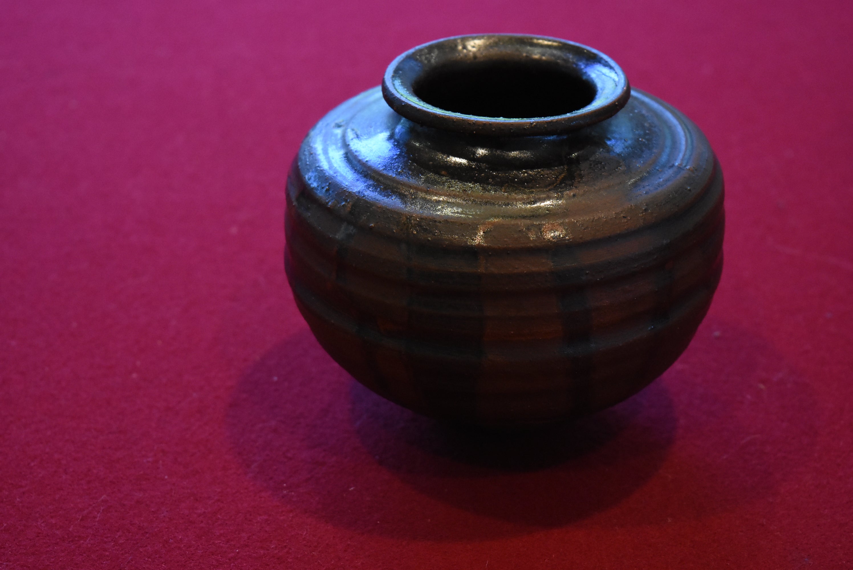 Handmade Ceramic Black Vase