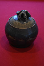 Vintage Handmade Lidded Ceramic Bowl