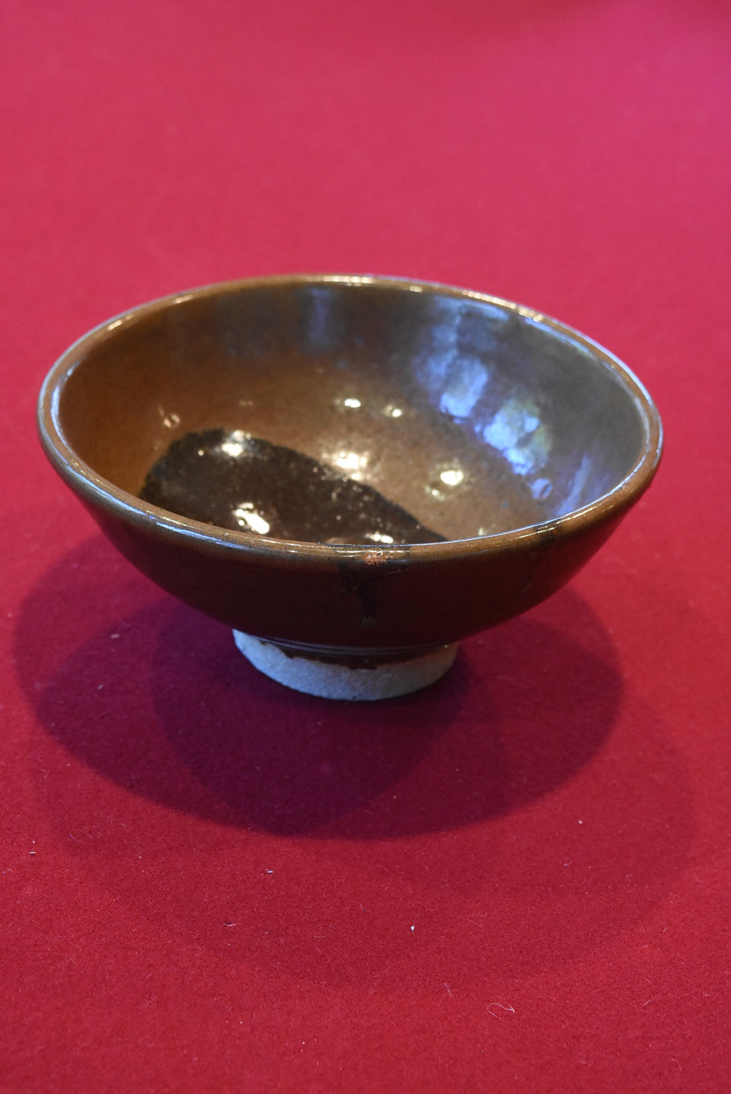 Handmade Glazed Ceramic Footed Bowl