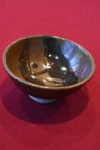 Handmade Glazed Ceramic Footed Bowl