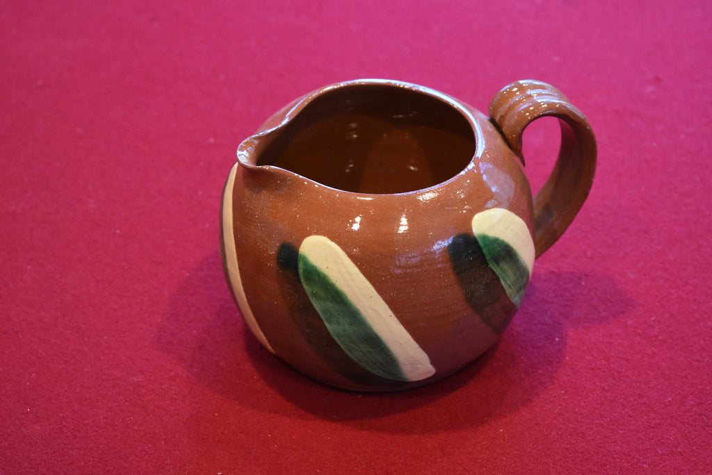 Dorothy Long - Vintage Handmade Ceramic Redware Creamer