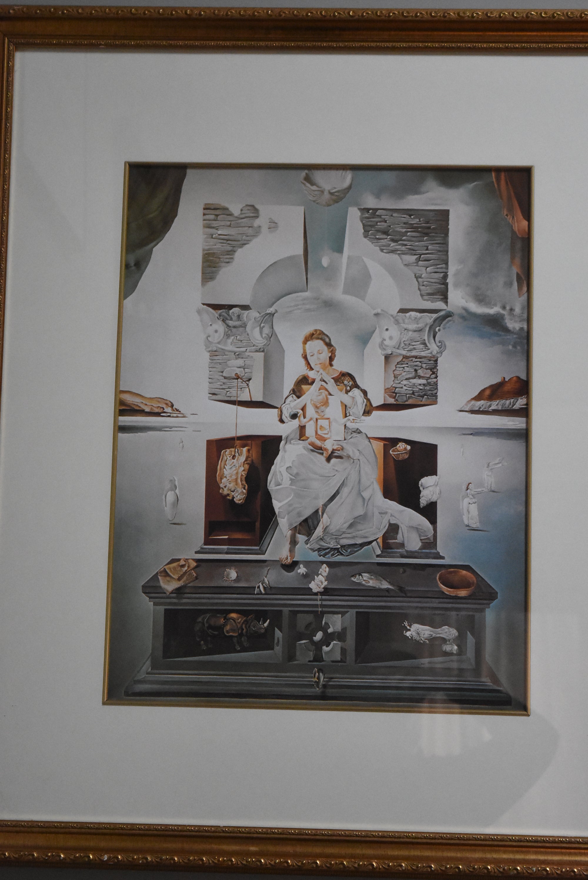 Salvador Dali - 'Madonna of Port Lligat' Framed Print