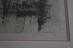 James J. Calahan - Venice Canal Etching