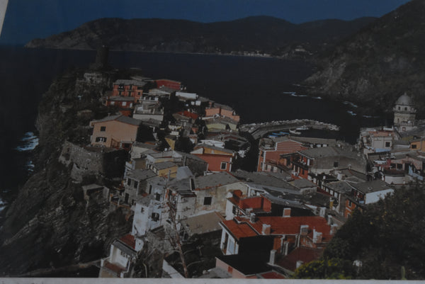 Framed Photograph 'Vernoza in Cinqueterre' Italy