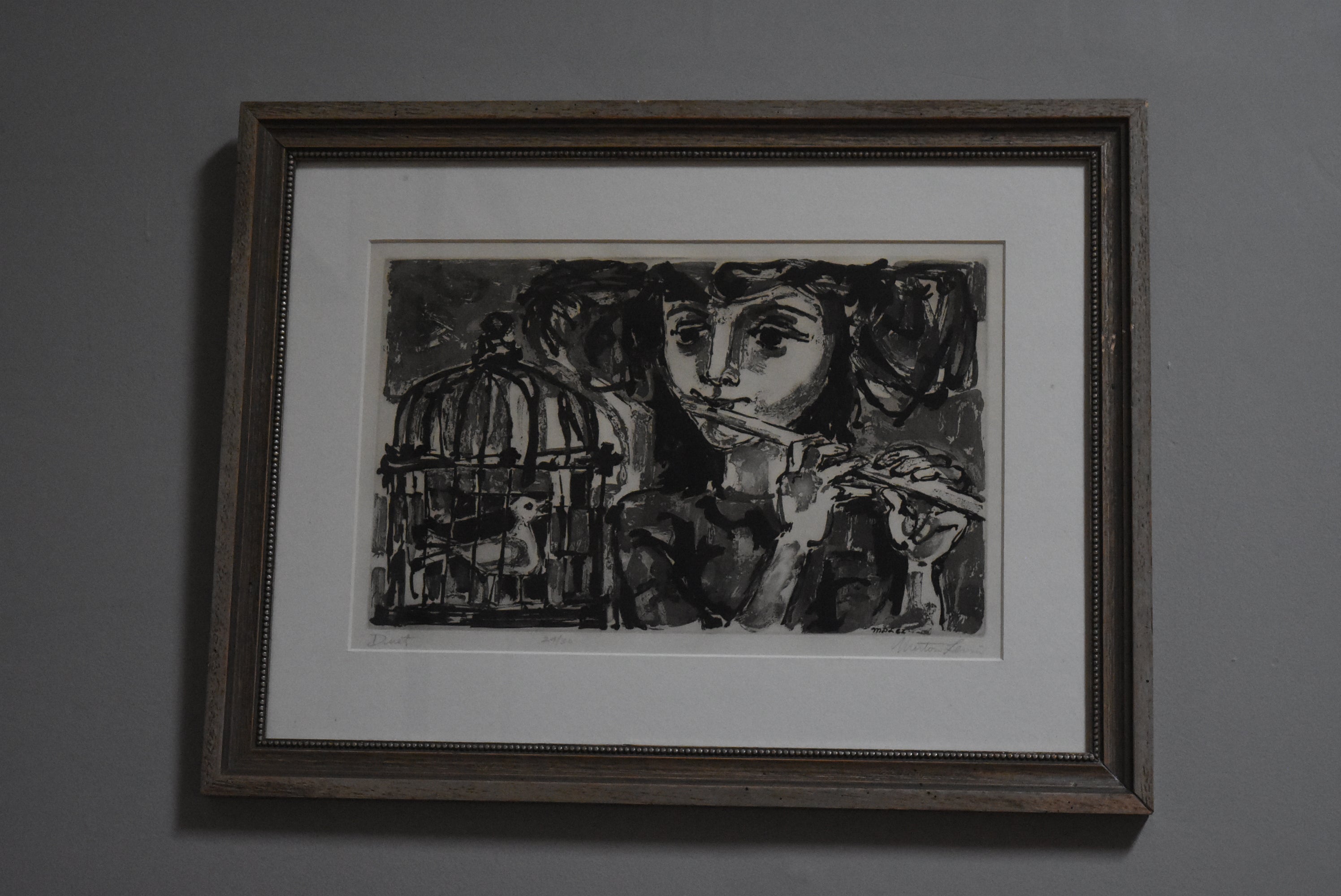 Morton Levin - 'Duet' Original Signed Print. #24/30