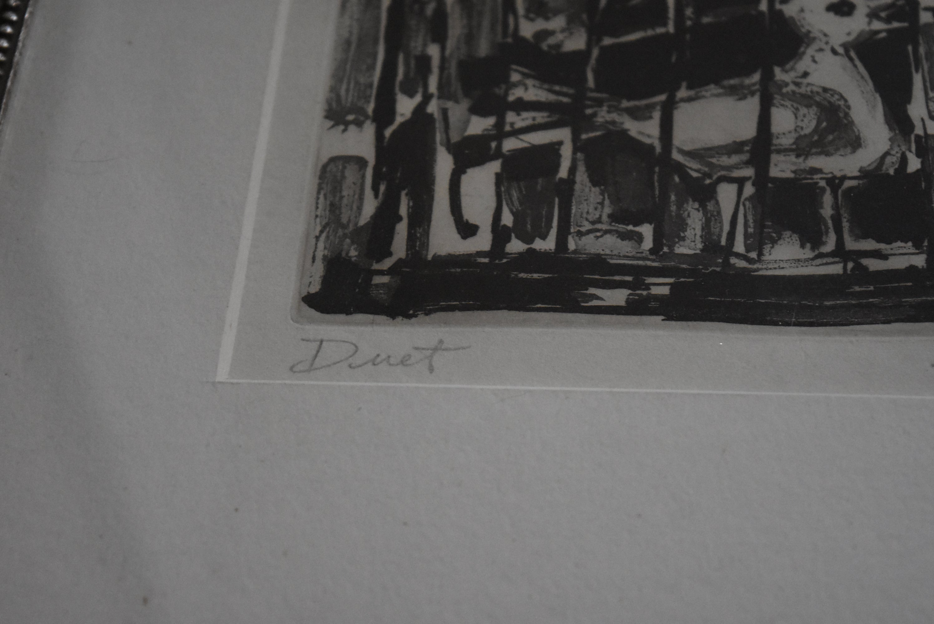 Morton Levin - 'Duet' Original Signed Print. #24/30