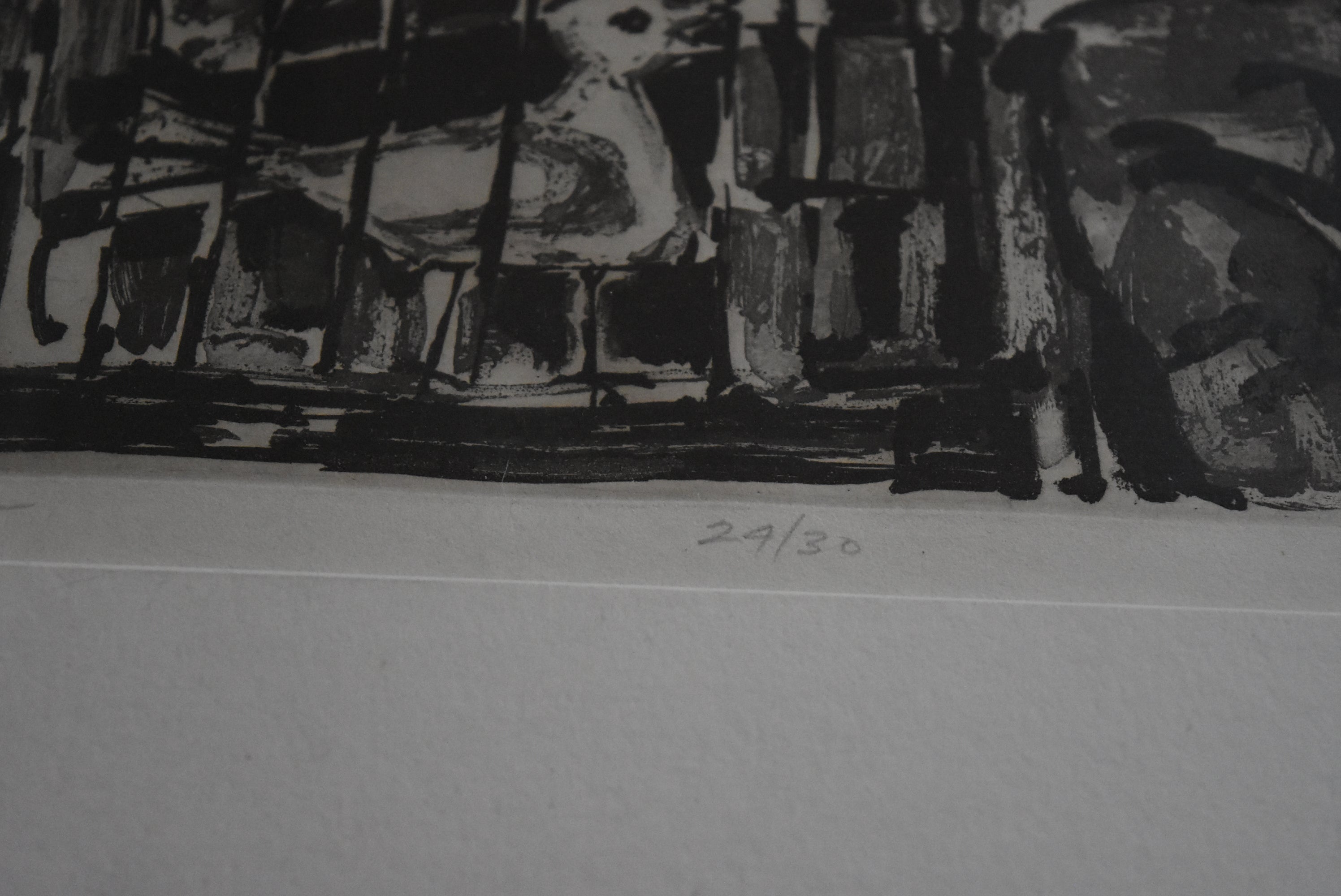 Morton Levin - 'Duet' Original Signed Print. #24/30