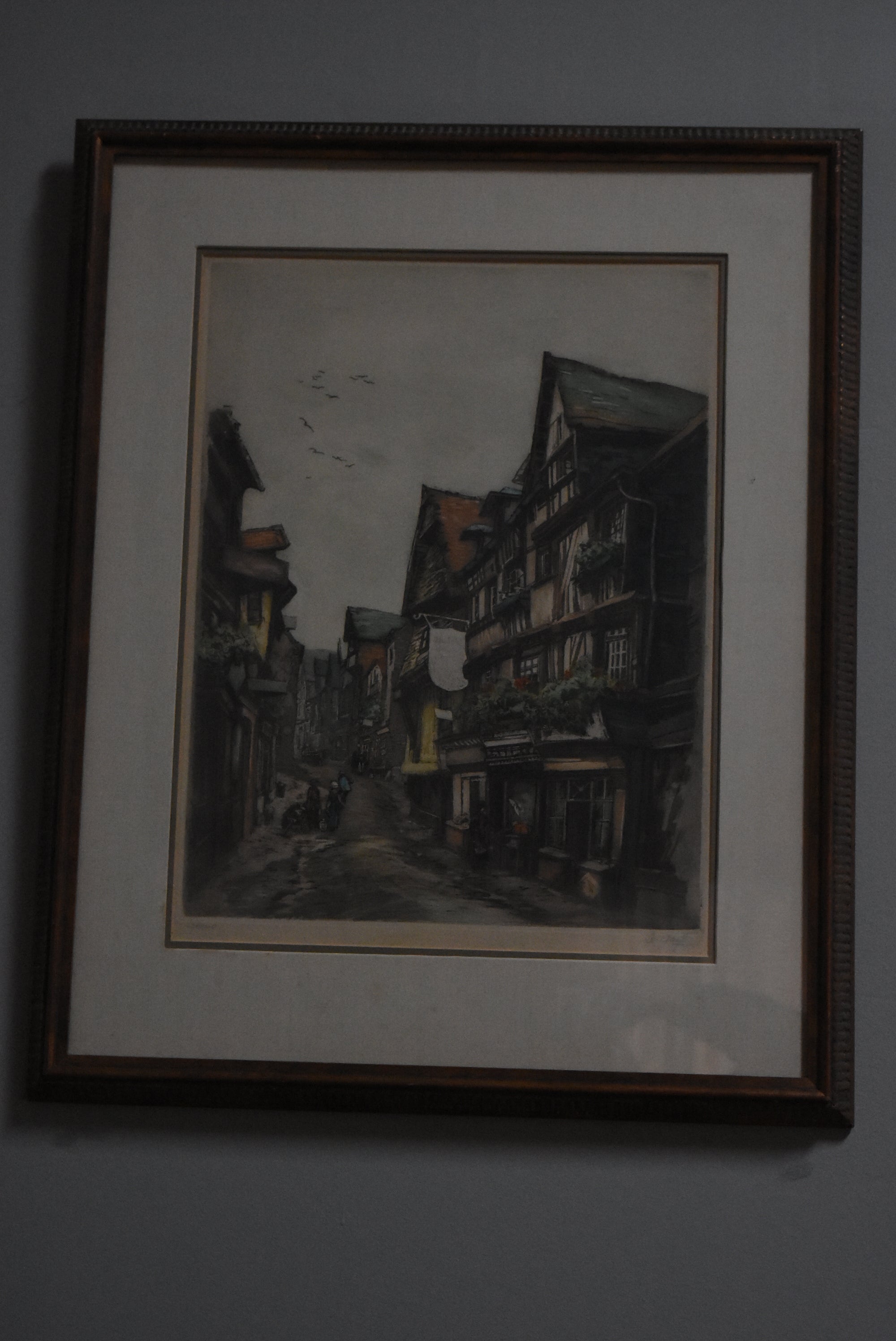 Le Garf - 'Lisieux' Signed Hand Colored Print