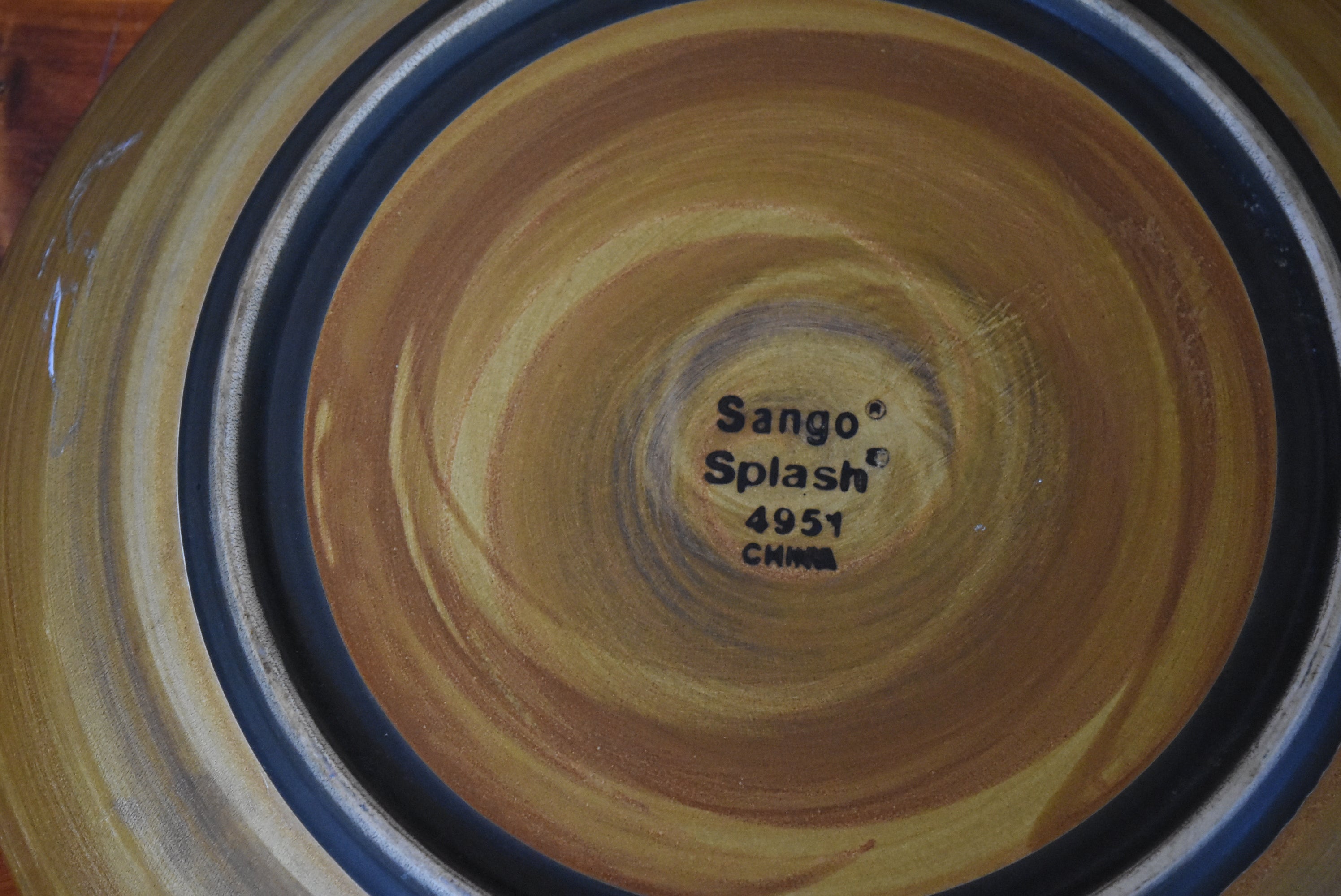 Sango - Splash Ceramic Dinner Dish