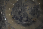 J. Heath & Co. - Antique Staffordshire Transferware "Lombardy" Ceramic Bowl