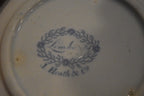 J. Heath & Co. - Antique Staffordshire Transferware "Lombardy" Ceramic Bowl