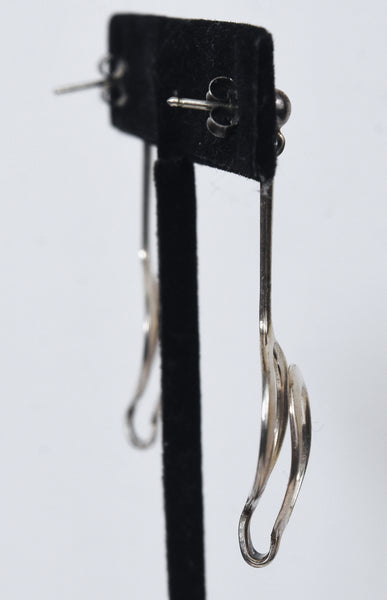 David-Andersen - Vintage Sterling Silver Norwegian Earrings