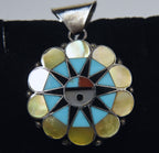 Delwin Gasper - Sterling Silver Zuni Pendant