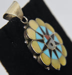 Delwin Gasper - Sterling Silver Zuni Pendant