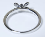 Diamonds Butterfly Sterling Silver Ring - Size 9