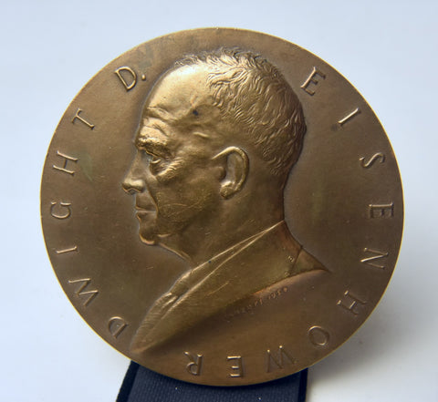 Dwight Eisenhower Bronze Table Medal