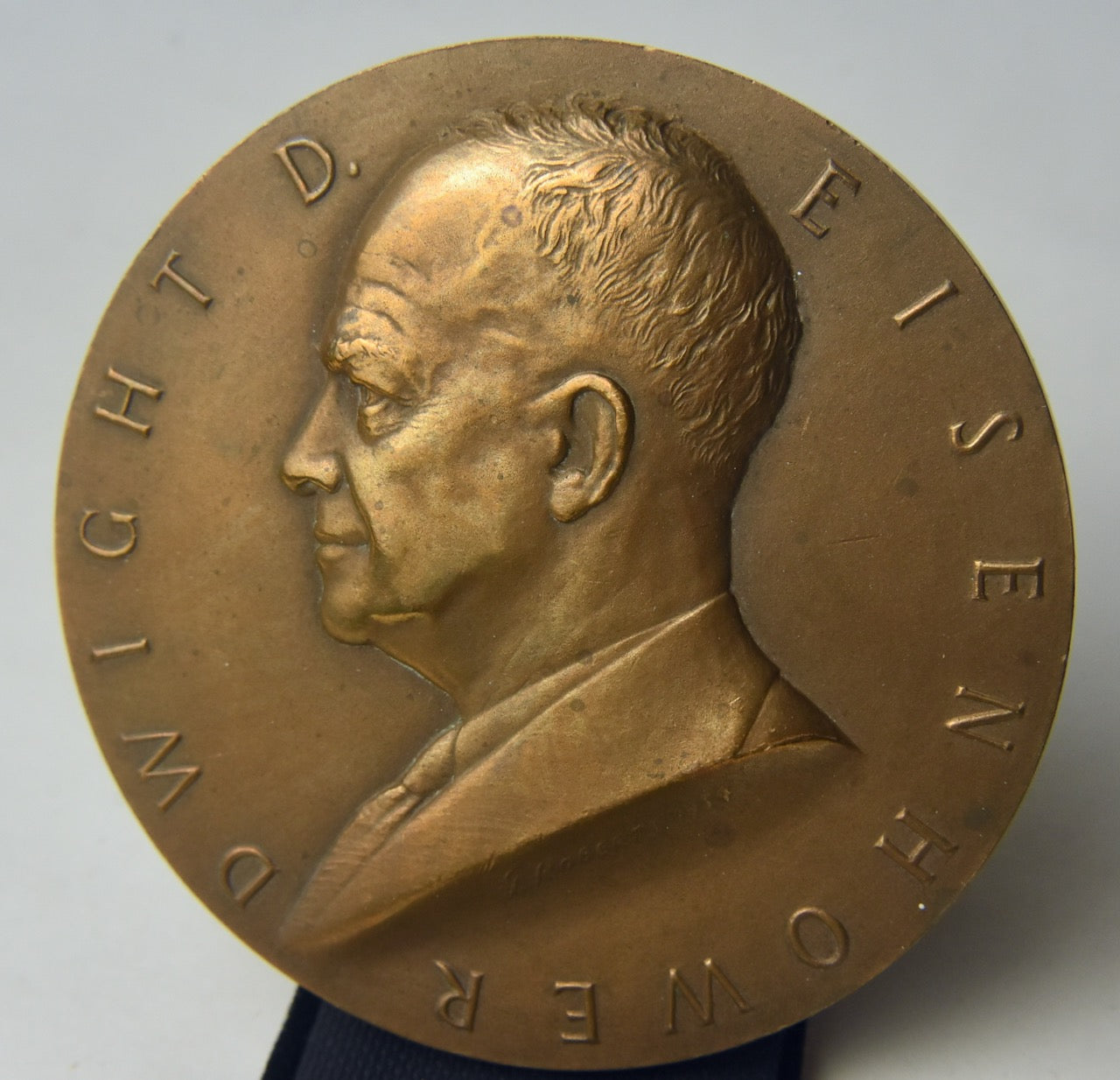 Dwight Eisenhower Bronze Table Medal