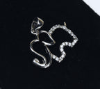 Silver Tone Elephant Pendant