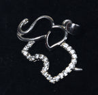 Silver Tone Elephant Pendant