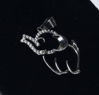 Sterling Silver Elephant Pendant