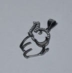 Sterling Silver Elephant Pendant