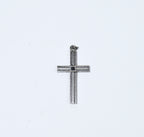 Vintage Sterling Silver Engraved Design Cross Pendant